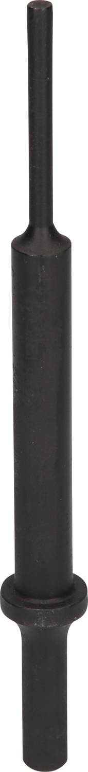 A black, cylindrical metal component used in construction or mechanical engineering.