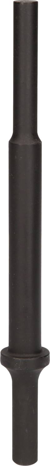 Black blender pestle, a kitchen utensil made of plastic, used for pushing ingredients into the blender container.