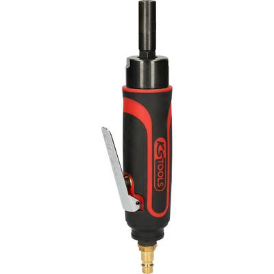 'Pneumatic sanding tool with black and red handle. Suitable for polishing work and material removal.'
