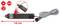 Electrical voltage tester with voltage range from 3V to 48V and current strength of 1.5 mA. Tester length: 140 mm.