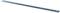 A long, metallic cable trunking with regular cutouts, used for neat routing and organisation of cables.