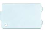 Fine-wire separator, unslotted, 74x50x1.5 mm