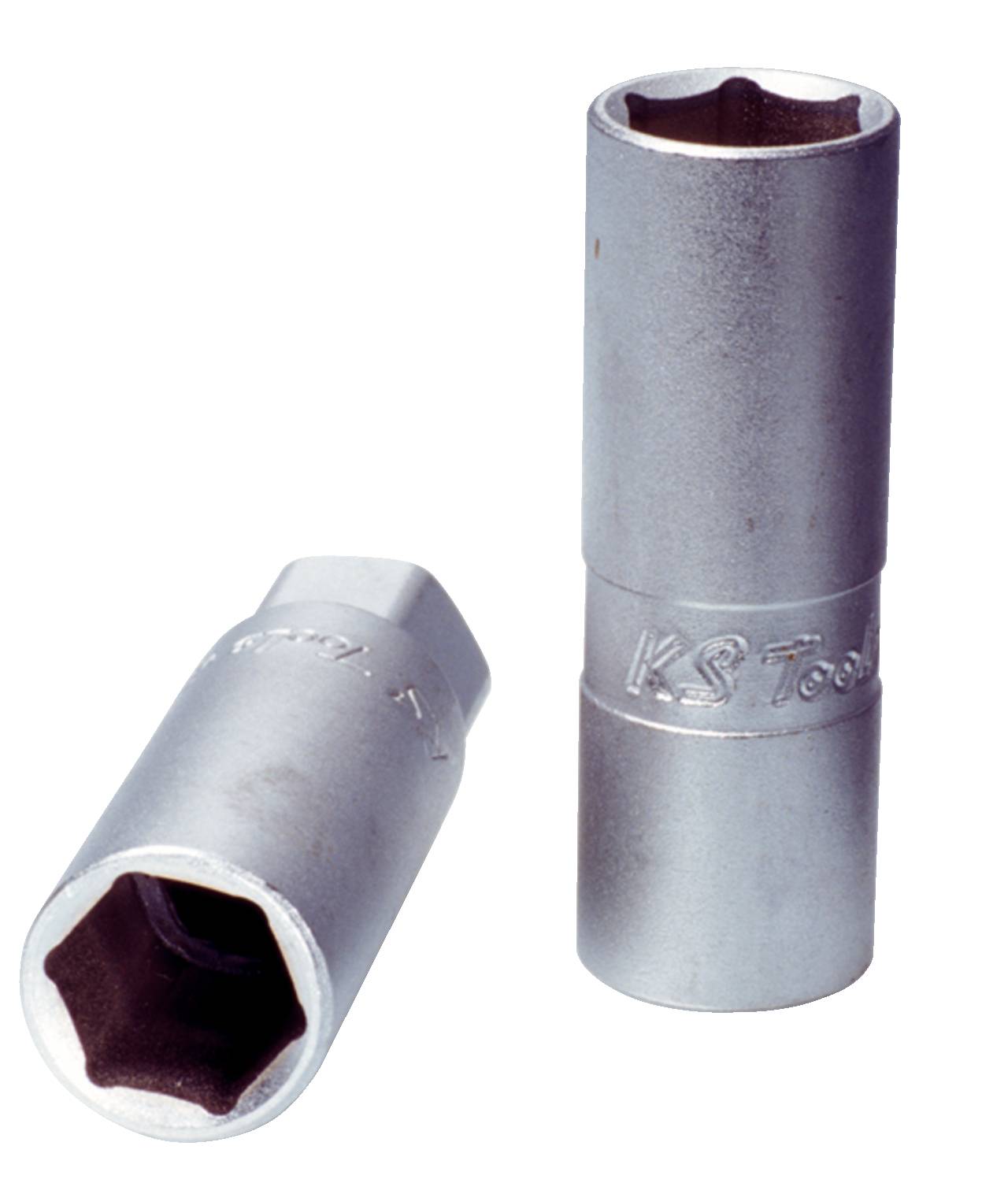 Two silver hexagon-headed allen keys, one standing vertically, the other lying horizontally. Suitable for craft and manual applications.