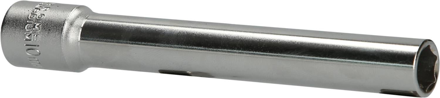 A silver six-sided metal hex key, suitable for repair or assembly work. It is long and slender in shape.