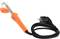 Soldering iron with an orange handle and black cable, suitable for soldering electronic components.