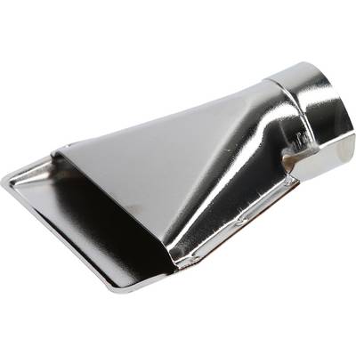 Metal nozzle attachment for a vacuum cleaner, suitable for cleaning car interiors or hard-to-reach areas.