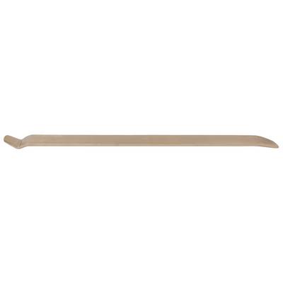 A flat metal bar with an angled end, possibly a lever tool.