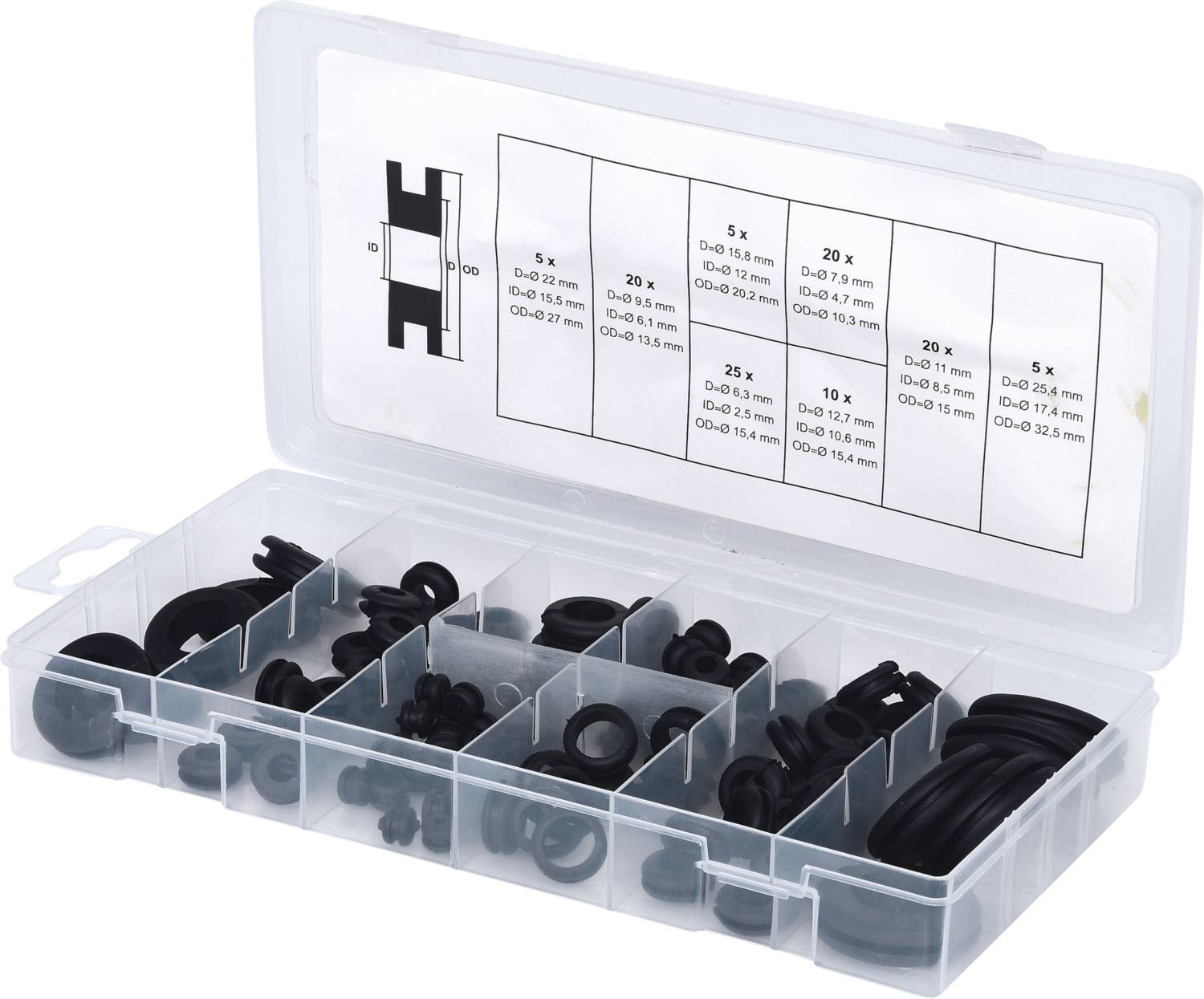 KS Tools 970.0050 Bend relief set 110 Parts