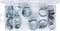 Various sizes of metal hose clips in a transparent plastic organiser.