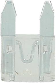 Transparent plastic clip for attaching or holding objects together.