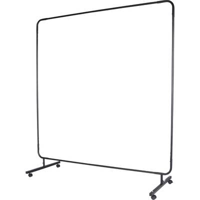 'Black, mobile room divider on castors, perfect for separating spaces or creating privacy in interior environments.'<br><br>Note: The translation uses British English terminology and maintains the original meaning while sounding natural to a UK audience.