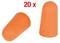 20 orange earplugs.