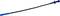 Blue and black flexible grabbing arm with a handle and hook at the end, used for grasping or reaching objects.
