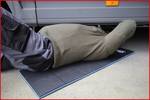 Folding mechanic's protective mat, 1200 x 400 x 23 mm