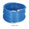 Blue hose centrally rolled up, with a diameter of 9 mm and a length of 10 metres.