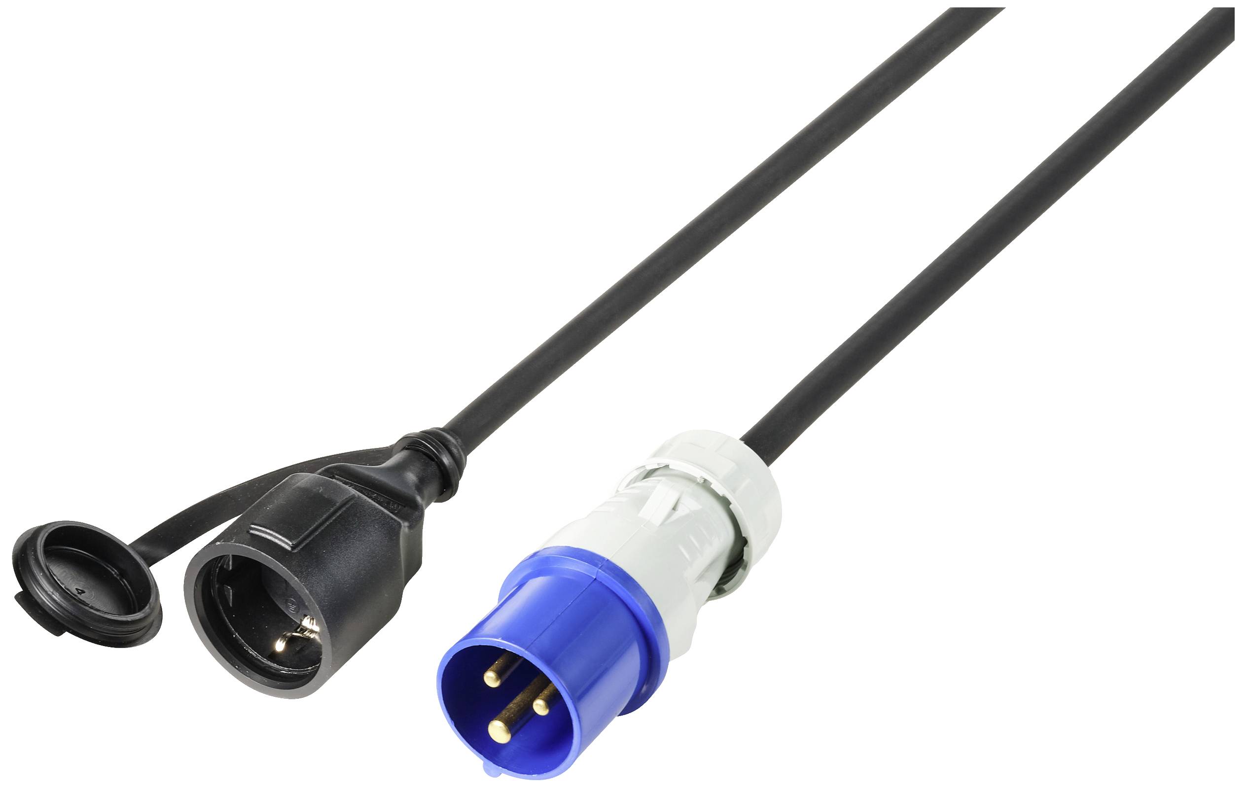 Image of Sygonix SY-5491846 CEE CARA adapter 16 A 3-pin 230 V AC 1 pc(s)