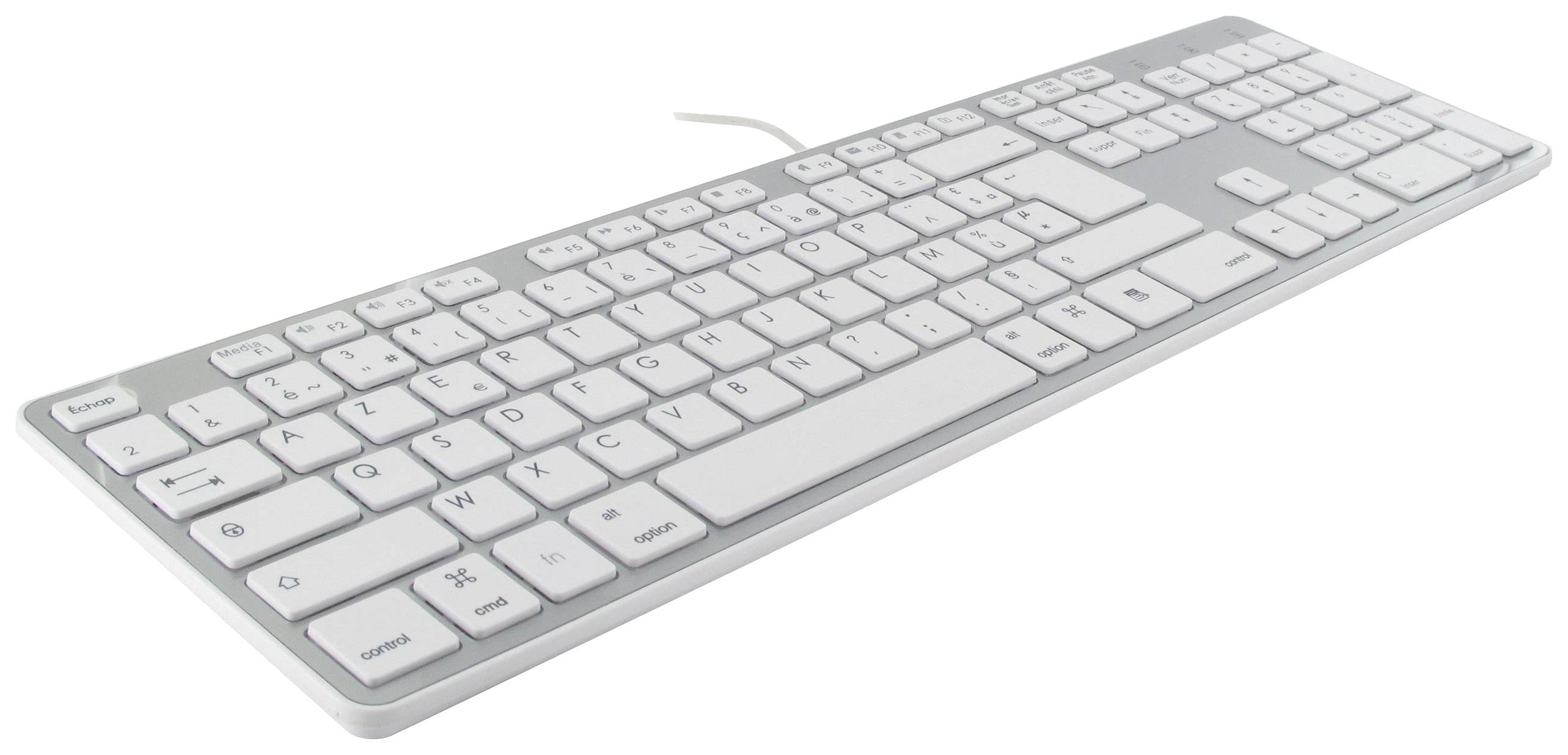 Mobility LAB ML300368 USB Keyboard French, AZERTY Silver | Conrad.com