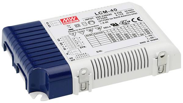 MEAN WELL LCM-40DA2 LED driver   42 W 1.05 A 2 - 100 V  1 pc(s)