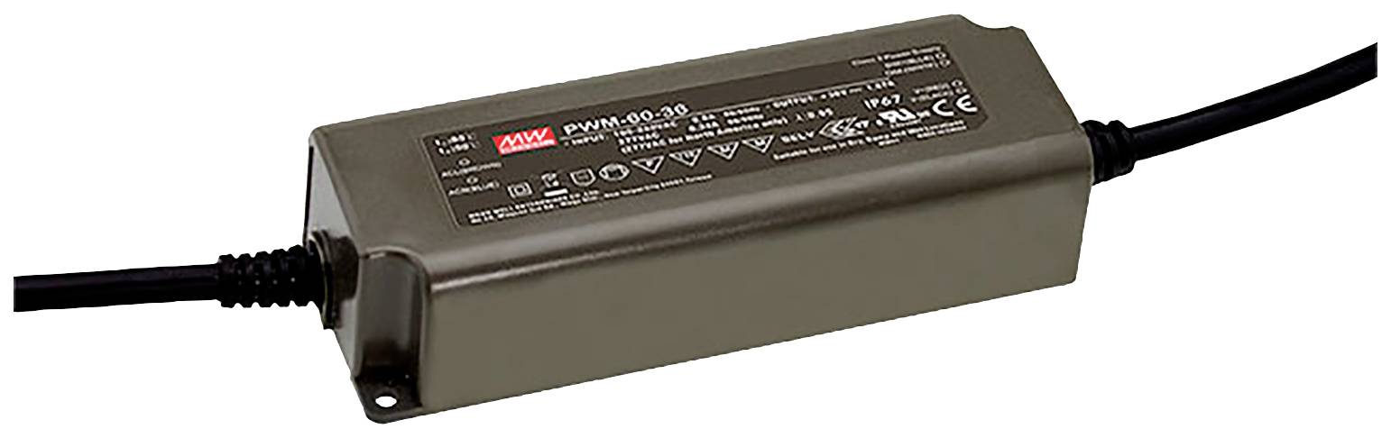 Image of MW Mean Well PWM-60-24BLE LED driver 60 W 2.5 A 24 V 1 pc(s)