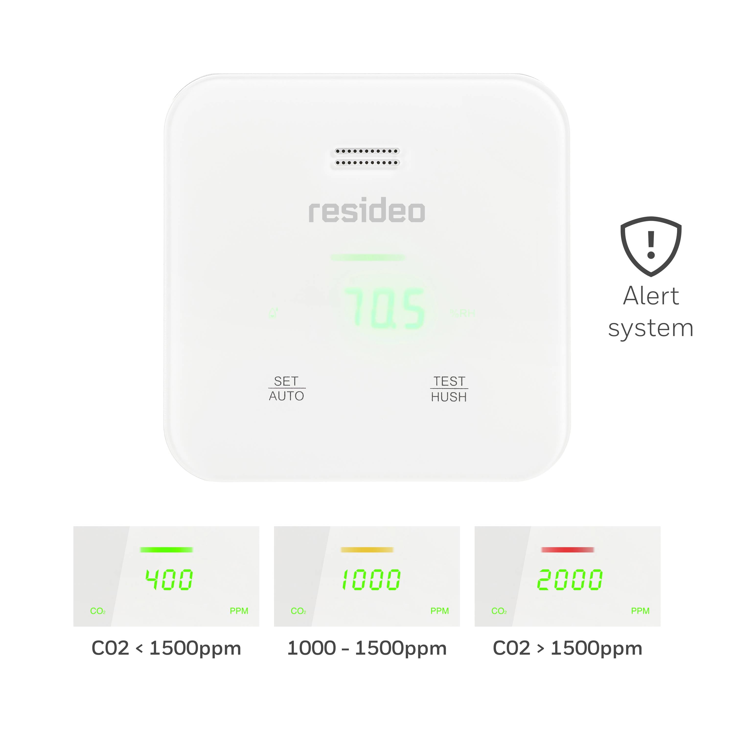 Resideo R200C2-A Carbon dioxide detector mains-powered detects Carbon dioxide-2