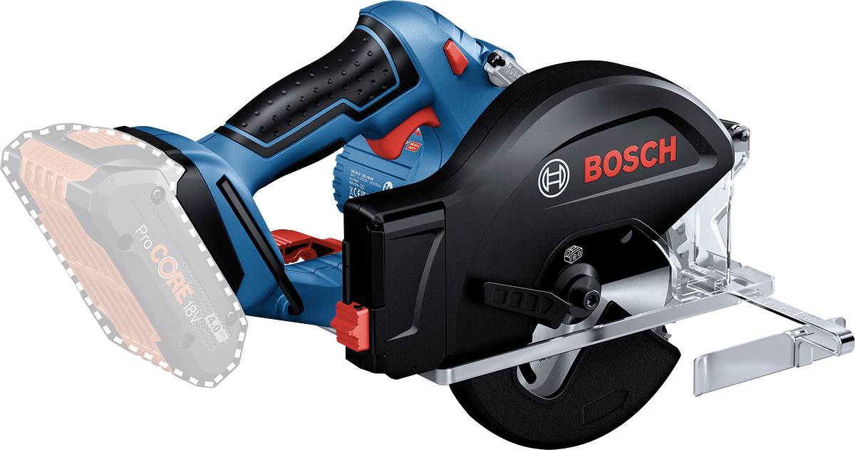 Bosch Professional GKM 18V-50 Cordless handheld circular saw Cutting depth (max.) (90°) 50 mm w/o battery 18 V