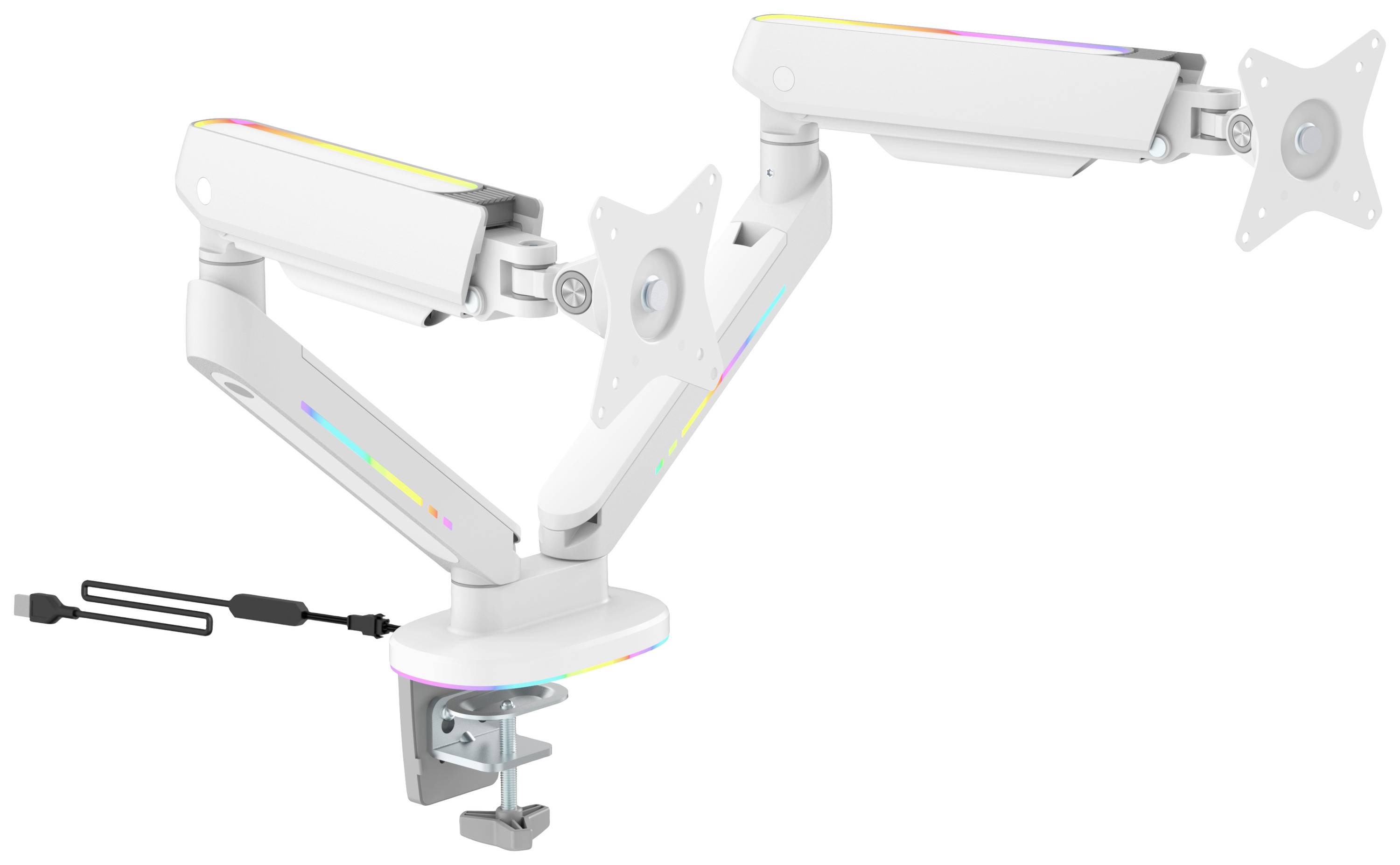 DELTACO GAMING WA96 Twin RGB Monitorhalterung 17"32" Monitor desk