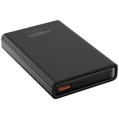 Ansmann PB222PD Power bank 10000 mAh  LiPo USB type A, USB-C® Black 