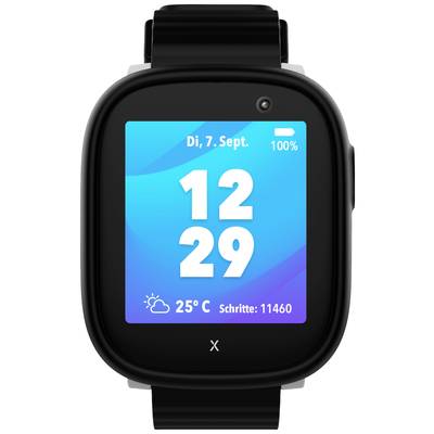 Xplora X6Play Smart Watch Cell Phone w/GPS and SIM Card Included, Black 