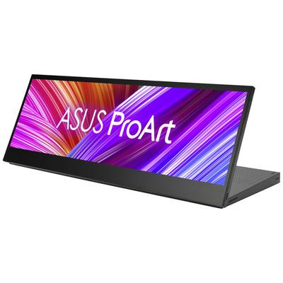 Flat screen with a colourful background and the text 'ASUS ProArt'.