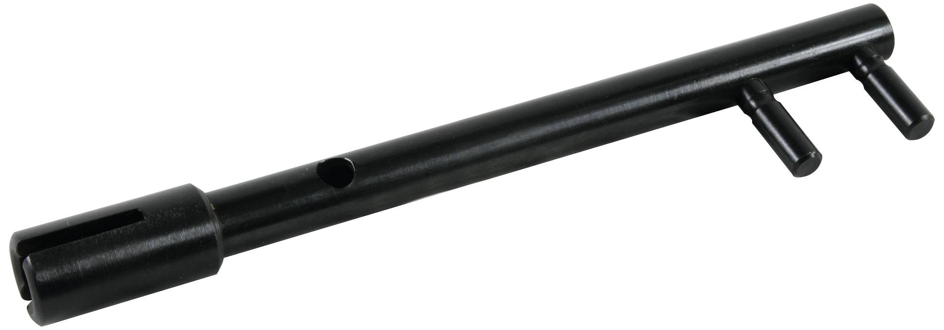 A black square-head key with two protruding handles, used for opening specific technical electrical cabinets.