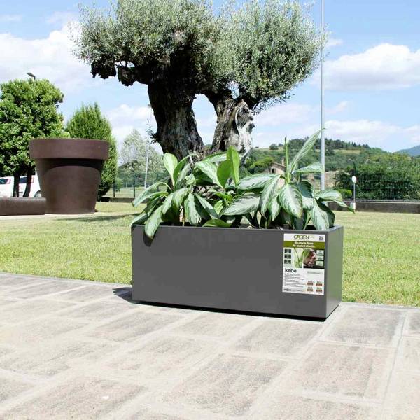 euro3plast Greener KEBE 3154.62 Planter Plastic Anthracite