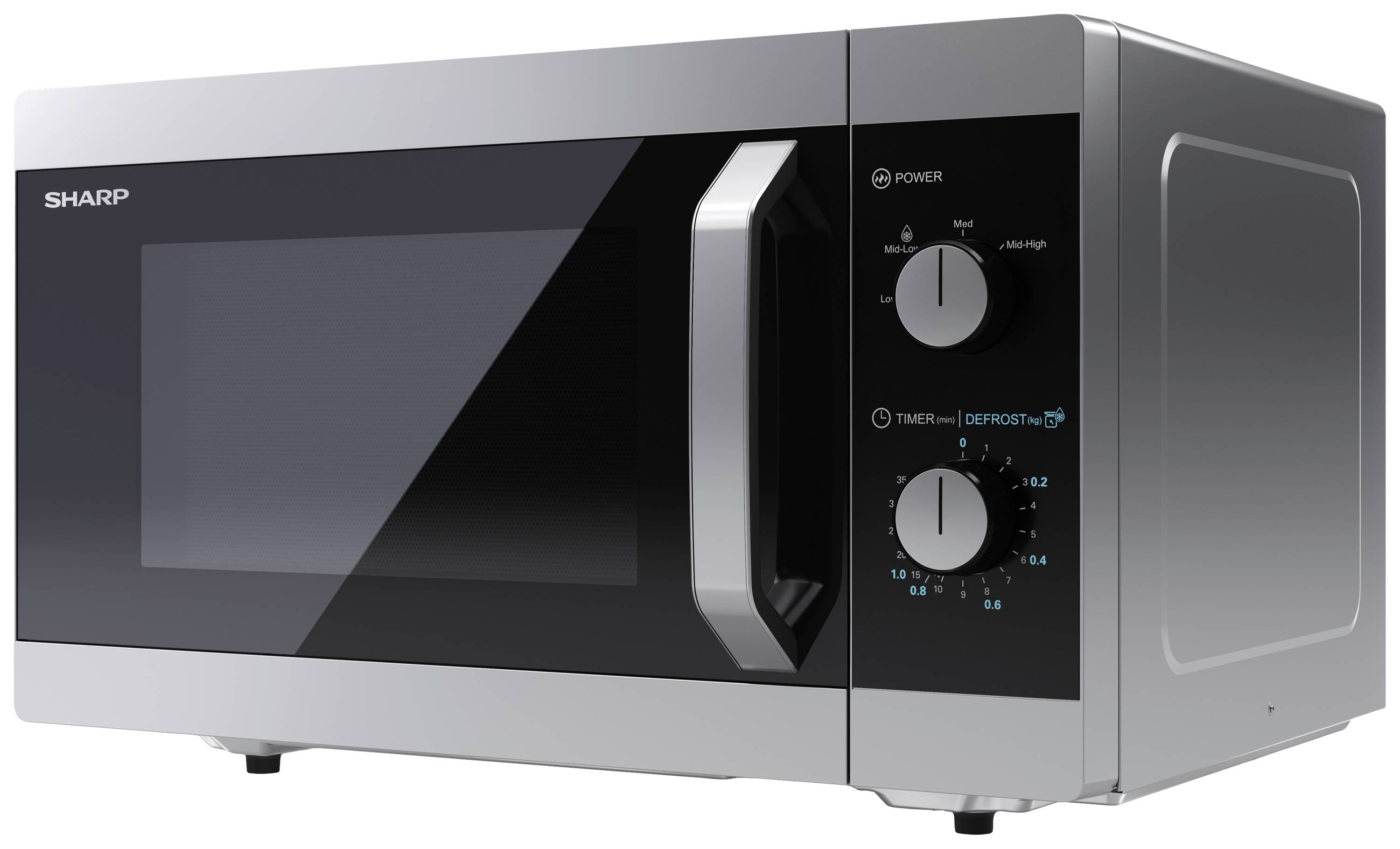 Sharp YCMS31ES Microwave Black, Silver 900 W