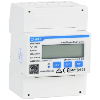 Chint G DTSU666-CT 3×230/400V 1.5(6)A RS485MID 319670 Electricity meter (3-phase) Digital MID-approved: Yes 1 pc(s)-0