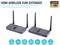 'HDMI Wireless KVM Extender': Two devices with aerials for wireless HDMI transmission and control. Supports IR & USB, 1080P Full HD.