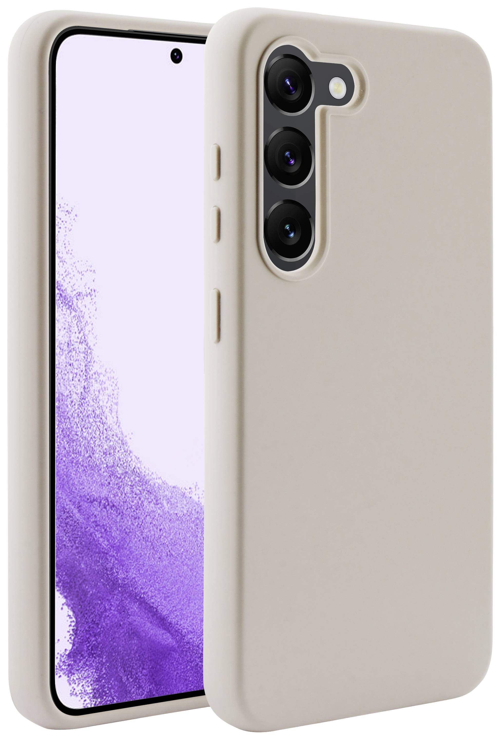 Vivanco Hype Back cover Samsung Galaxy S23 Pink Sand Inductive charging HCVVSGS23S