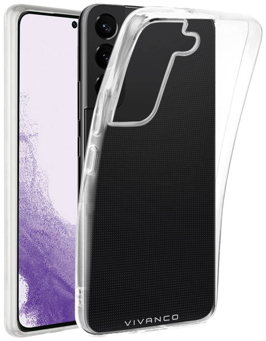Image of Vivanco Super Slim Back cover Samsung Galaxy S23 Transparent Inductive charging SSCVVSGS23T