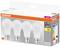 OSRAM LED light bulb pack, 4 pieces, 8.5W, 806 lumens, warm white, Energy Efficiency Class F, B22d bayonet fitting.