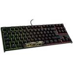 Ducky ONE 2 TKL PBT gaming keyboard, MX-Brown, RGB LED - black