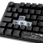 Ducky One 3 classic black/white gaming keyboard, RGB LED - MX-Blu