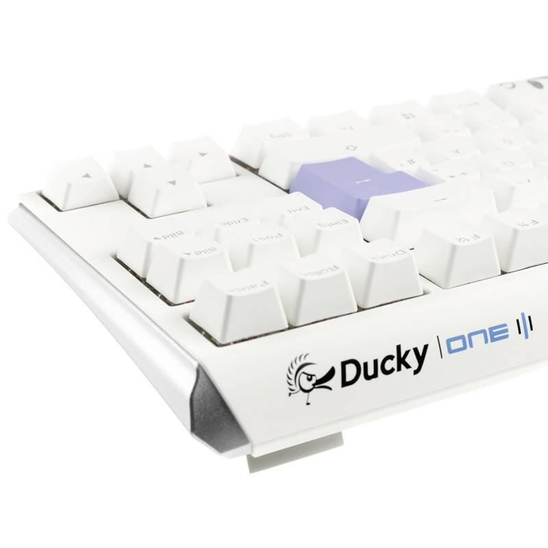 Ducky One 3 Classic USB Keyboard, Gaming keyboard German, QWERTZ White