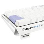 Ducky One 3 Classic Pure white mini gaming keyboard, RGB LED - MX-speed silver