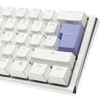Ducky One 3 Classic Pure white mini gaming keyboard, RGB LED - MX-speed silver