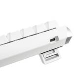 Ducky One 3 Classic Pure white mini gaming keyboard, RGB LED - MX-speed silver