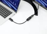 Manhattan 153713 DisplayPort Adapter [1x HDMI socket - 1x DisplayPort plug] Black 15 cm