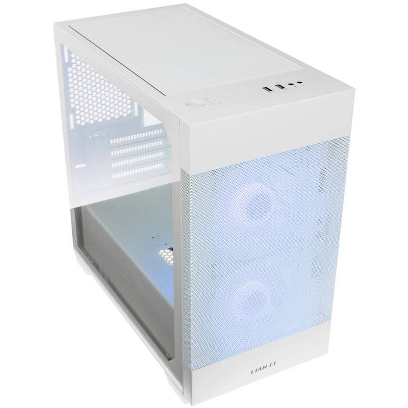Lian Li LANCOOL 205M Microtower Casing, Game console casing White-1