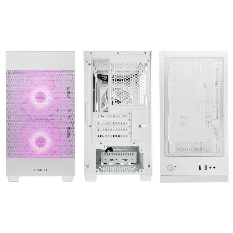 Lian Li LANCOOL 205M Microtower Casing, Game console casing White-3