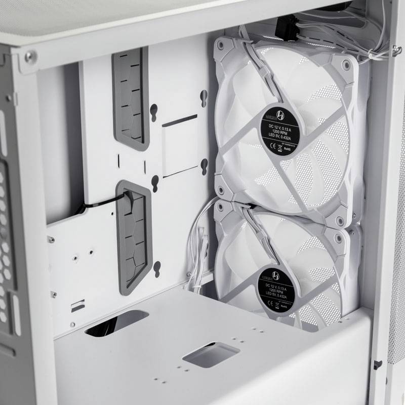 Lian Li LANCOOL 205M Microtower Casing, Game console casing White-7