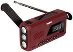 Crank radio / emergency radio with DAB+, Bluetooth, Solapanel, rechargeable battery & flashlight