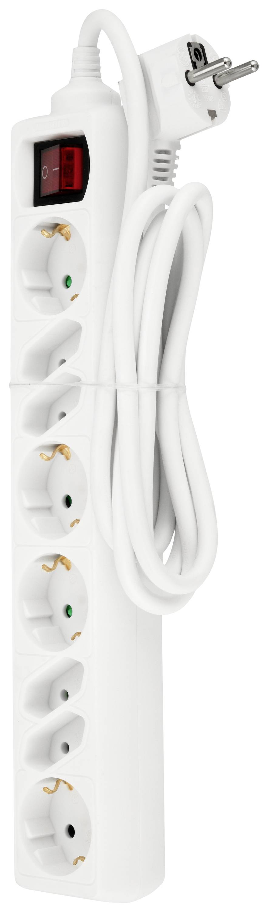 Image of REV 0512343555 Power strip (+ switch) White PG connector 1 pc(s)