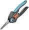 Garden shears with blue handles and a silver blade. Suitable for precise cutting of plants. 'Gardena' trademark visible.